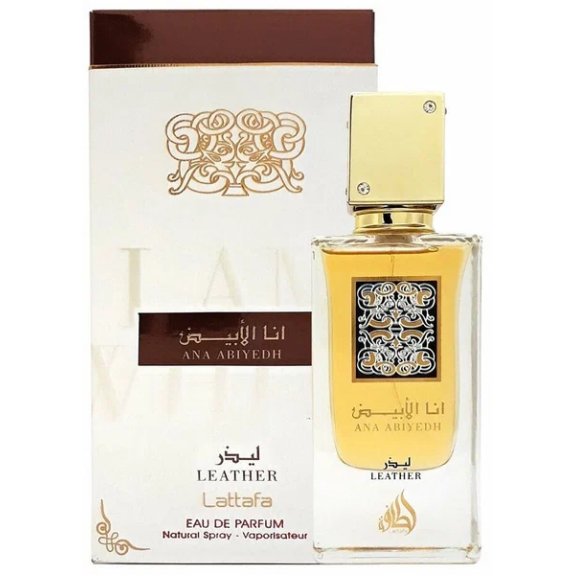 Lattafa Ana Abiyedh Leather Perfume EDP 60ml