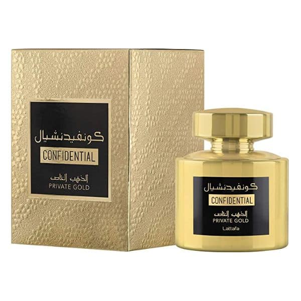Lattafa Confidential Private Gold Perfume EDP 100ml