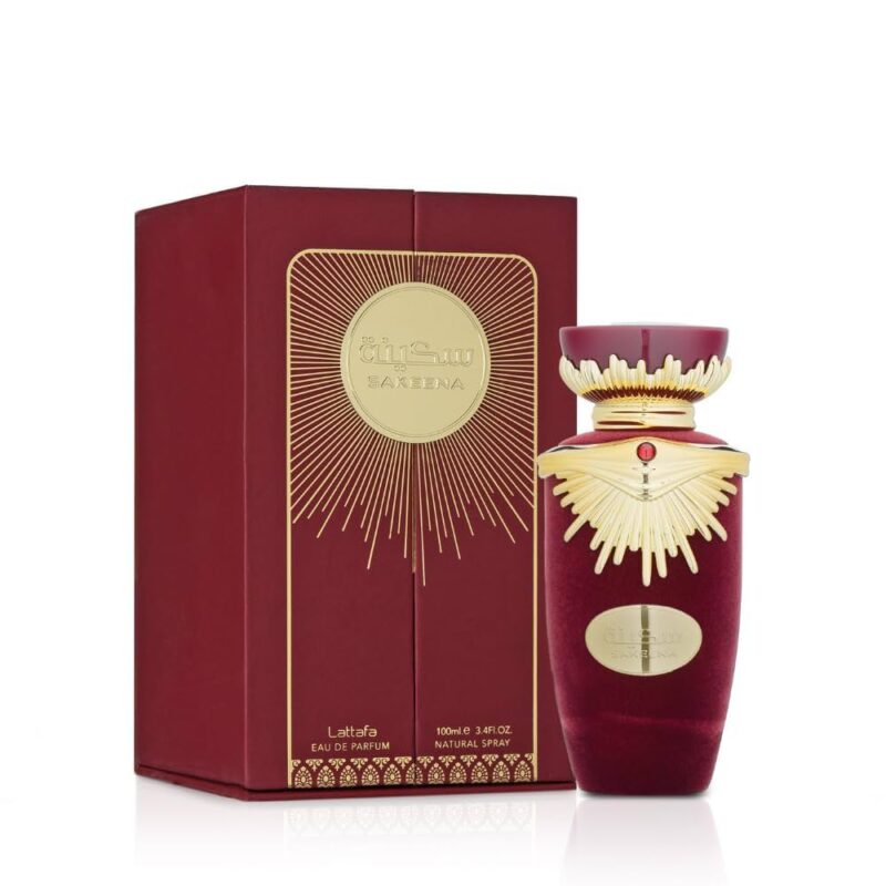 Lattafa Sakeena Perfume EDP 100ml - czerwona